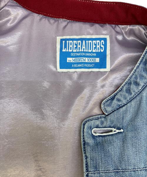 Liberaiders（リベレイダース）Liberaiders (リベレイダース) LR DENIM PUFFER JACKET インディゴ サイズ:Mの古着・服飾アイテム