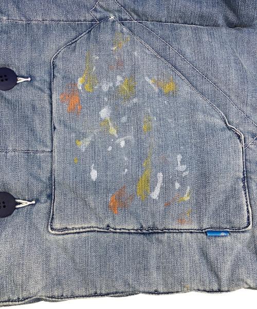 Liberaiders（リベレイダース）Liberaiders (リベレイダース) LR DENIM PUFFER JACKET インディゴ サイズ:Mの古着・服飾アイテム