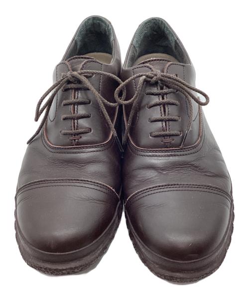 SPINGLE Biz（スピングルビズ）SPINGLE Biz (スピングルビズ) レースアップシューズ ブラウン サイズ:Mの古着・服飾アイテム