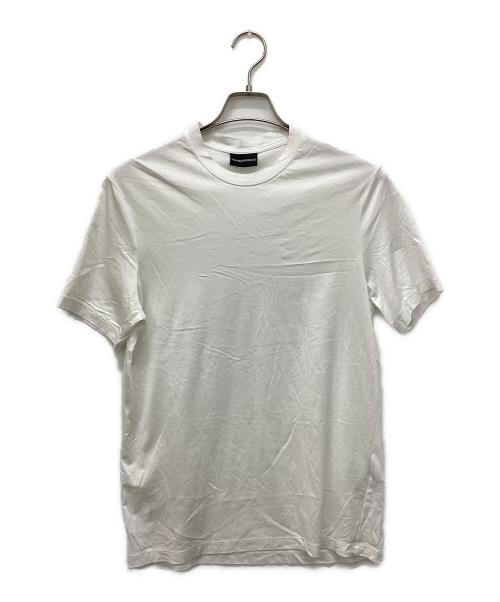 EMPORIO ARMANI（エンポリオ アルマーニ）EMPORIO ARMANI (エンポリオ アルマーニ) ワンポイントTシャツ ホワイト サイズ:Mの古着・服飾アイテム