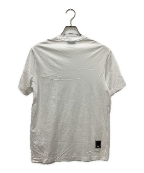 EMPORIO ARMANI（エンポリオ アルマーニ）EMPORIO ARMANI (エンポリオ アルマーニ) ワンポイントTシャツ ホワイト サイズ:Mの古着・服飾アイテム