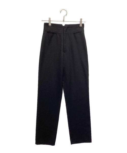 YOHJI YAMAMOTO（ヨウジヤマモト）YOHJI YAMAMOTO (ヨウジヤマモト) ウールギャバジン スリム テーパードパンツ ブラック サイズ:XSの古着・服飾アイテム