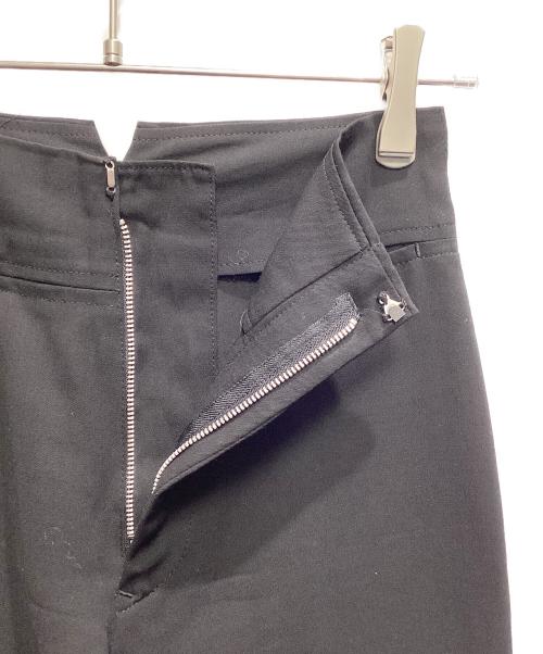 YOHJI YAMAMOTO（ヨウジヤマモト）YOHJI YAMAMOTO (ヨウジヤマモト) ウールギャバジン スリム テーパードパンツ ブラック サイズ:XSの古着・服飾アイテム