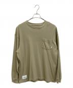 WTAPSダブルタップス）の古着「All LS ロングスリーブカットソー」｜ベージュ