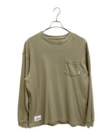WTAPS（ダブルタップス）の古着「All LS ロングスリーブカットソー」｜ベージュ