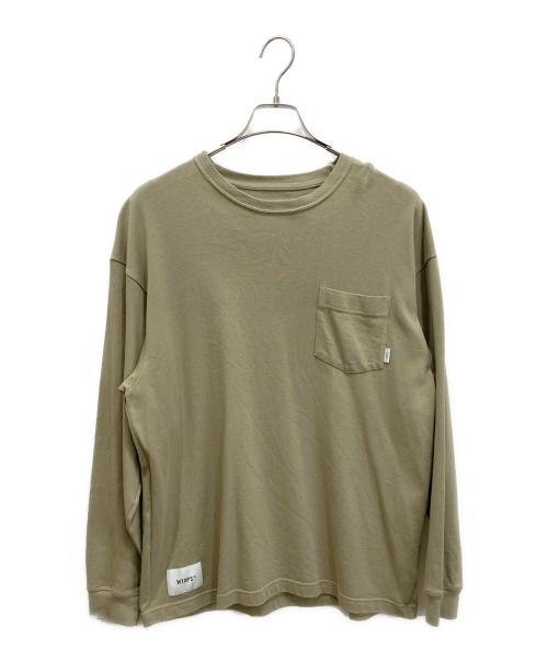 WTAPS（ダブルタップス）WTAPS (ダブルタップス) All LS ロングスリーブカットソー ベージュ サイズ:2の古着・服飾アイテム