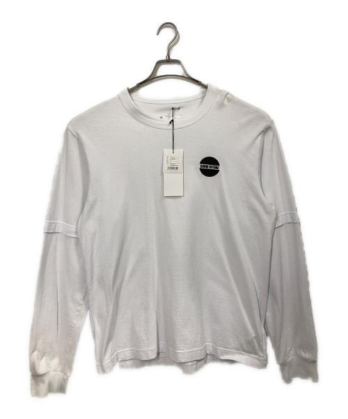 sacai（サカイ）sacai (サカイ) KNOW FUTURE L/S T-Shirt ホワイト サイズ:4の古着・服飾アイテム