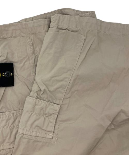 STONE ISLAND（ストーンアイランド）STONE ISLAND (ストーンアイランド) ガーメントダイハーフパンツ ベージュ サイズ:32の古着・服飾アイテム