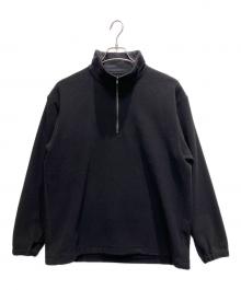 cornier（コルニエ）の古着「wool Mosser Half zip pullover」｜ブラック
