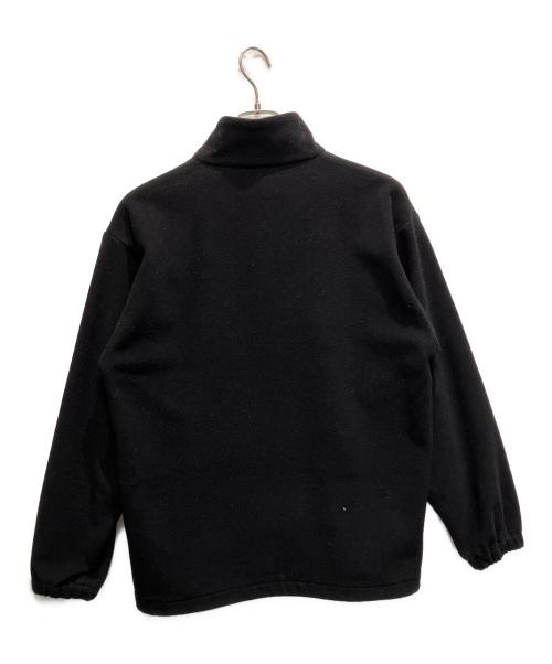 cornier（コルニエ）cornier (コルニエ) wool Mosser Half zip pullover ブラック サイズ:Sの古着・服飾アイテム