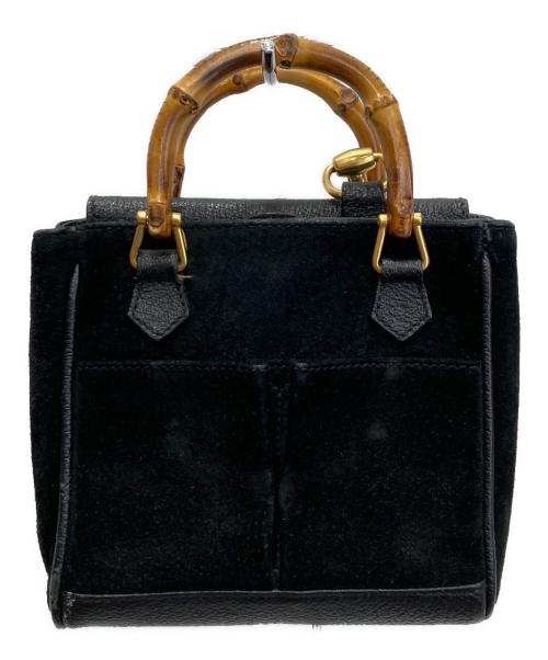 GUCCI（グッチ）GUCCI (グッチ) Bamboo Hand Bag ブラックの古着・服飾アイテム