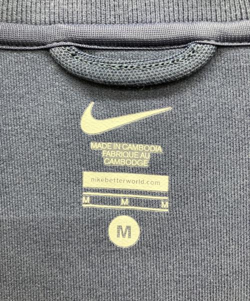 NIKE（ナイキ）NIKE (ナイキ) RFロゴ トラックジャケット　テニスウェア　ウィンター ロジャー・フェデラー トロフィ ニット ジャケット ネイビー サイズ:Mの古着・服飾アイテム