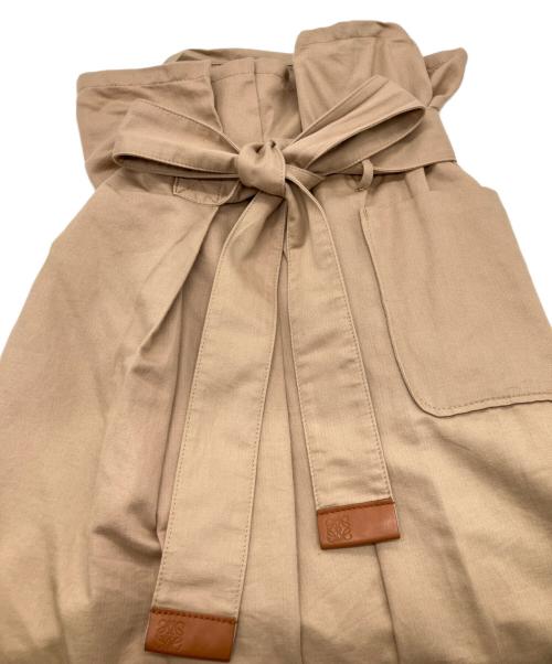 LOEWE（ロエベ）LOEWE (ロエベ) ワイドパンツ ベージュ サイズ:Sの古着・服飾アイテム