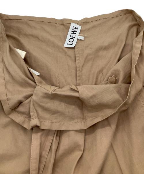 LOEWE（ロエベ）LOEWE (ロエベ) ワイドパンツ ベージュ サイズ:Sの古着・服飾アイテム