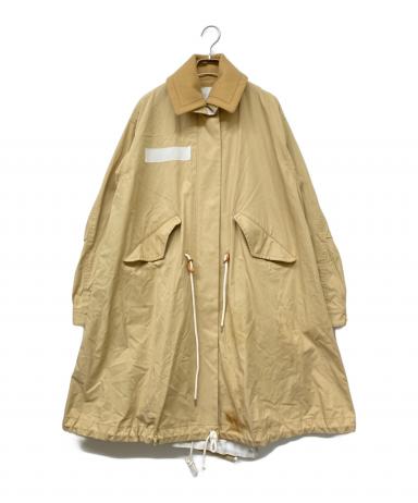 中古・古着通販】sacai (サカイ) ドッキングモッズコート ベージュ