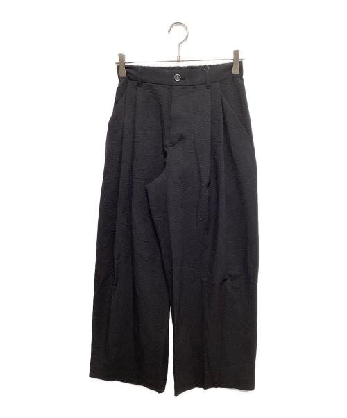 AS,（アズ）AS, (アズ) タックパンツ ネイビー サイズ:1 未使用品の古着・服飾アイテム