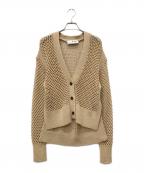 THREE DOTSスリードッツ）の古着「Lace cardigan」｜ベージュ