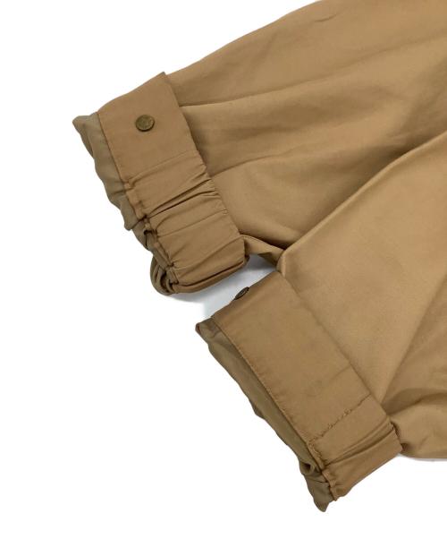 DRESSTERIOR（ドレステリア）DRESSTERIOR (ドレステリア) フードロングブルゾン キャメル サイズ:38の古着・服飾アイテム