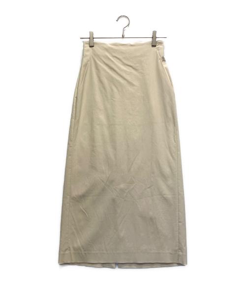 LOUNIE（ルーニー）LOUNIE (ルーニー) ハイウエストタイトスカート ベージュ サイズ:36の古着・服飾アイテム