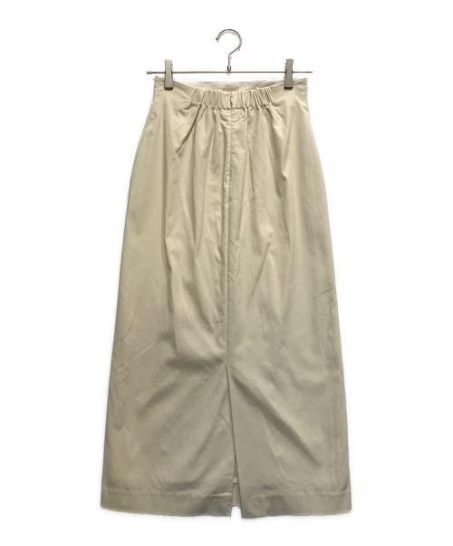LOUNIE（ルーニー）LOUNIE (ルーニー) ハイウエストタイトスカート ベージュ サイズ:36の古着・服飾アイテム