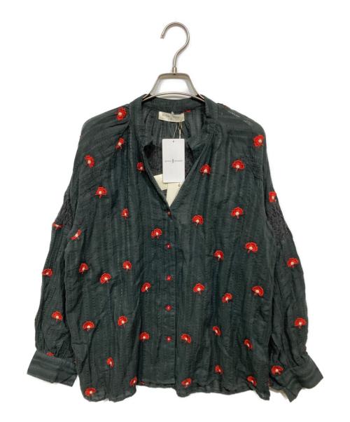 MAISON HOTEL（メゾンホテル）MAISON HOTEL (メゾンホテル) JOURNAL STANDARD (ジャーナルスタンダード) GERANIUM FLEUR ブラウス ブラック サイズ:M 未使用品の古着・服飾アイテム