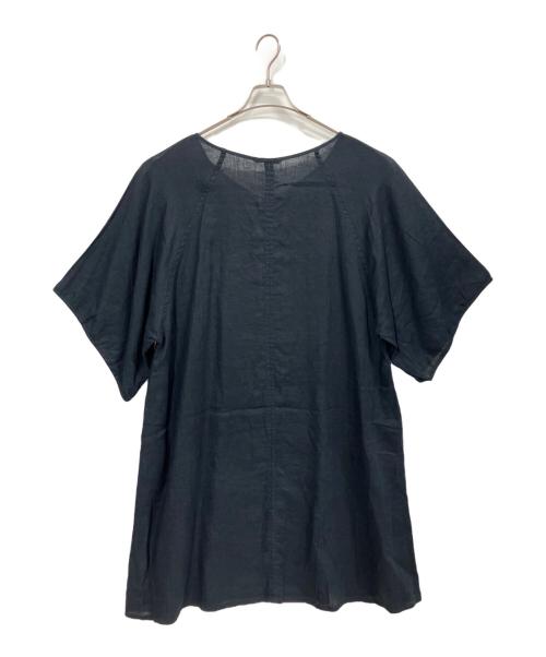 fog linen work（フォグリネンワーク）fog linen work (フォグリネンワーク) ワイドスリーブワンピース ネイビー サイズ:表記無しの古着・服飾アイテム