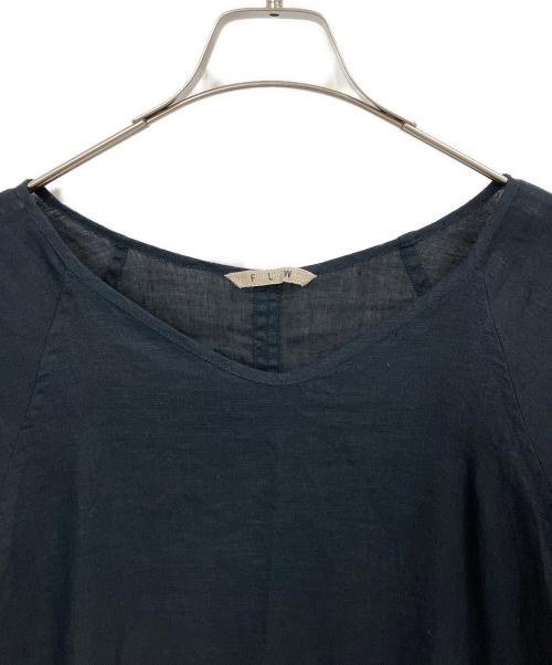 fog linen work（フォグリネンワーク）fog linen work (フォグリネンワーク) ワイドスリーブワンピース ネイビー サイズ:表記無しの古着・服飾アイテム