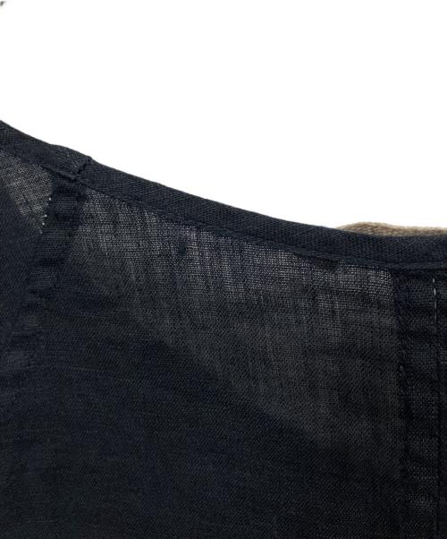 fog linen work（フォグリネンワーク）fog linen work (フォグリネンワーク) ワイドスリーブワンピース ネイビー サイズ:表記無しの古着・服飾アイテム