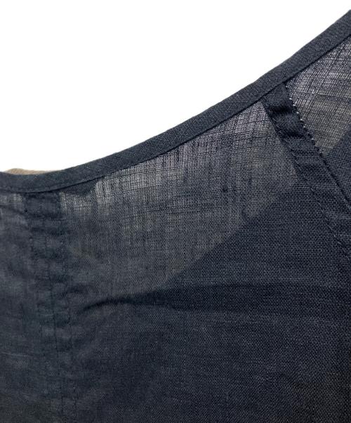 fog linen work（フォグリネンワーク）fog linen work (フォグリネンワーク) ワイドスリーブワンピース ネイビー サイズ:表記無しの古着・服飾アイテム