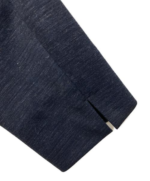 Aquascutum（アクアスキュータム）Aquascutum (アクアスキュータム) ウォッシャブルラミーカノコ ジャケット ネイビー サイズ:8の古着・服飾アイテム