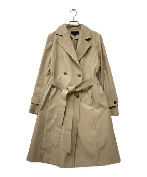 TRANS WORK（トランスワーク）TRANS WORK (トランスワーク) 【美シリーズ】【はっ水】【ウォッシャブル】グレイスツイル中わたコート ベージュ サイズ:38の古着・服飾アイテム