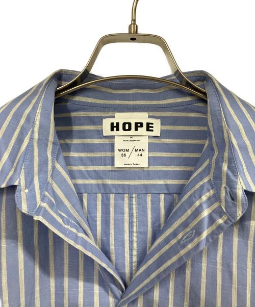 HOPE（ホープ）HOPE (ホープ) Elma Shirt ブルー サイズ:36の古着・服飾アイテム