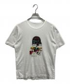 PAPASパパス）の古着「PAPAS ベアジャズTシャツ」｜ホワイト