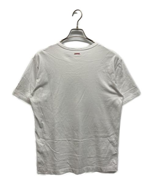 PAPAS（パパス）PAPAS (パパス) PAPAS ベアジャズTシャツ ホワイト サイズ:Mの古着・服飾アイテム