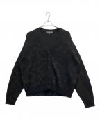 BALバル）の古着「JACQUARD WOOL CARDIGAN」｜ブラック