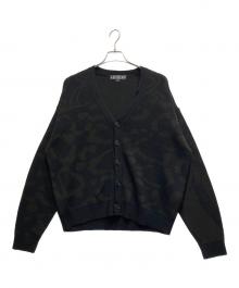 BAL（バル）の古着「JACQUARD WOOL CARDIGAN」｜ブラック