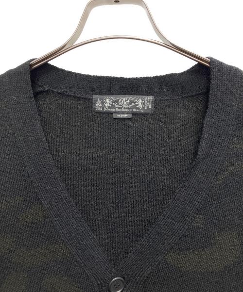 BAL（バル）BAL (バル) JACQUARD WOOL CARDIGAN ブラック サイズ:Mの古着・服飾アイテム