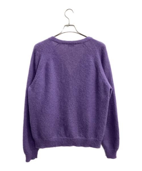 AROUSAL（アローサル）AROUSAL (アローサル) UNITED ARROWS & SONS モヘア混カーディガン パープル サイズ:Mの古着・服飾アイテム