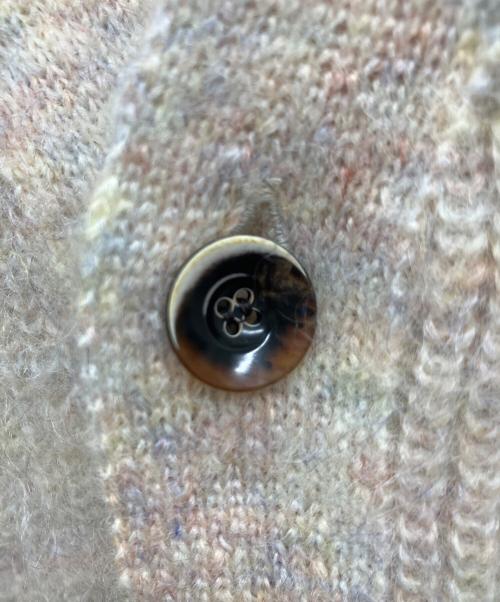AROUSAL（アローサル）AROUSAL (アローサル) Melange Cardigan　カーディガン ベージュ サイズ:Mの古着・服飾アイテム