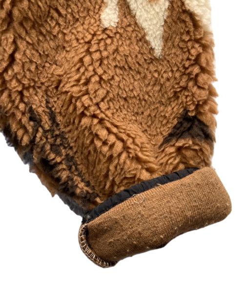 ARIES（アリーズ）ARIES (アリーズ) IKAT FLEECE HOODIE ブラウン サイズ:Sの古着・服飾アイテム