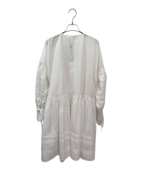 CECILIE BAHNSEN（セシリーバンセン）CECILIE BAHNSEN (セシリーバンセン) AMALIE DRESS ホワイト サイズ:M/Lの古着・服飾アイテム