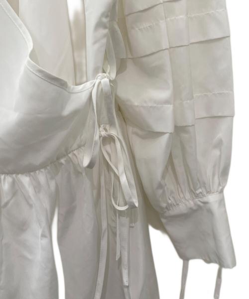 CECILIE BAHNSEN（セシリーバンセン）CECILIE BAHNSEN (セシリーバンセン) AMALIE DRESS ホワイト サイズ:M/Lの古着・服飾アイテム