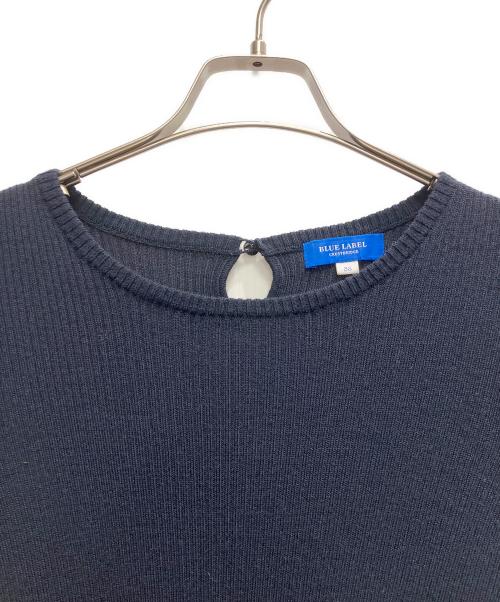 BLUE LABEL CRESTBRIDGE（ブルーレーベルクレストブリッジ）BLUE LABEL CRESTBRIDGE (ブルーレーベルクレストブリッジ) ニットワンピース ネイビー サイズ:38の古着・服飾アイテム