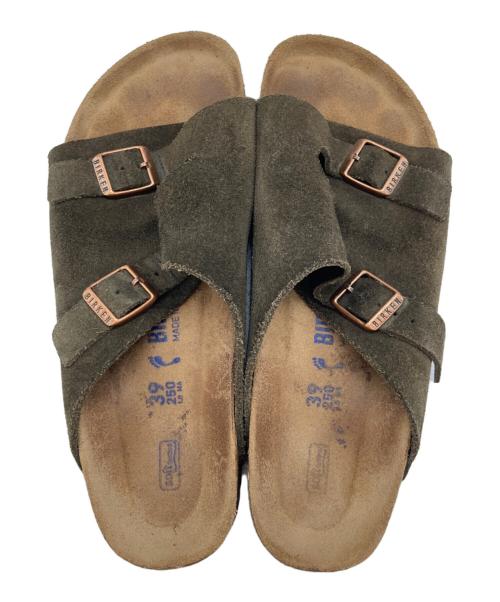 BIRKENSTOCK（ビルケンシュトック）BIRKENSTOCK (ビルケンシュトック) Zurich ブラウン サイズ:39の古着・服飾アイテム