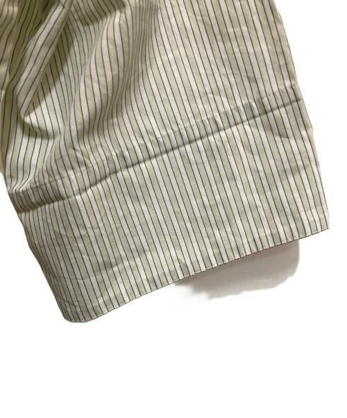 ebure（エブール）EBURE (エブール) カラーストライプ シャツワンピース　	EBURE（エブール） グリーン サイズ:Freeの古着・服飾アイテム