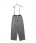 GALERIE VIE (ギャルリーヴィー) 24SS ウォッシャブルギャバイージーパンツ グレー サイズ:36：3500円