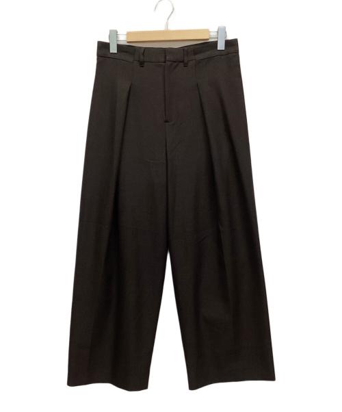 provoke（プロヴォーク）provoke (プロヴォーク) DEFORMATION PANTS ブラウン サイズ:36の古着・服飾アイテム