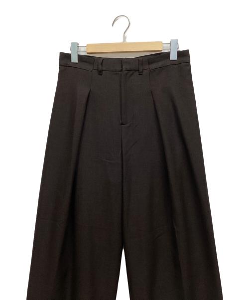 provoke（プロヴォーク）provoke (プロヴォーク) DEFORMATION PANTS ブラウン サイズ:36の古着・服飾アイテム