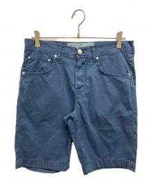 JACOB COHEN（ヤコブコーエン）の古着「ハーフパンツ」｜ネイビー
