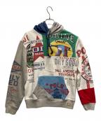 POLO RALPH LAURENポロ・ラルフローレン）の古着「パッチワークパーカー」｜マルチカラー